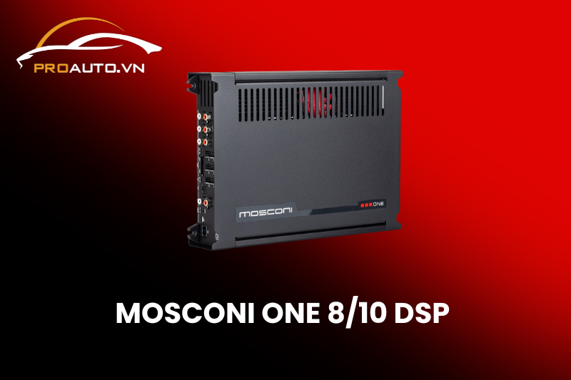 Ampli Mosconi One 8/10 DSP được thiết kế nhỏ gọn, bền bỉ