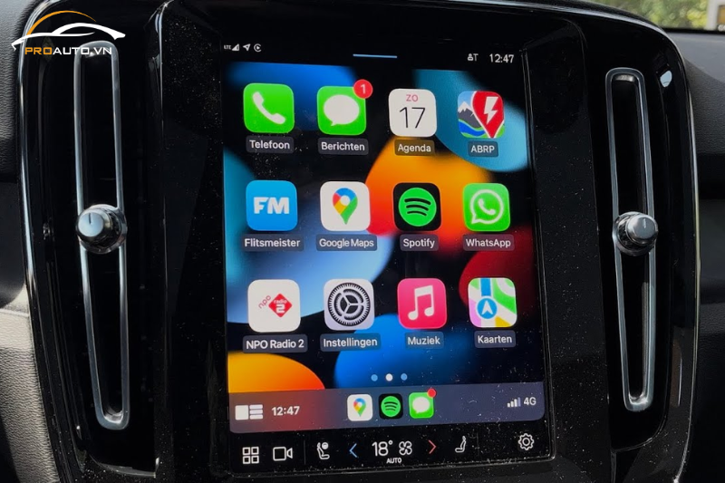 Android box - Phụ kiện đồ chơi xe Volvo EC40