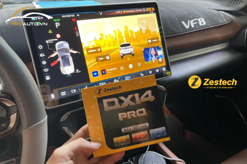 Android box xe Vinfast VF8