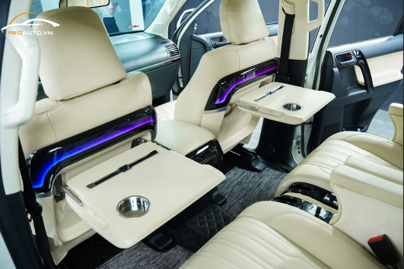 Bàn chỉnh cơ có led đi kèm hộc để ly