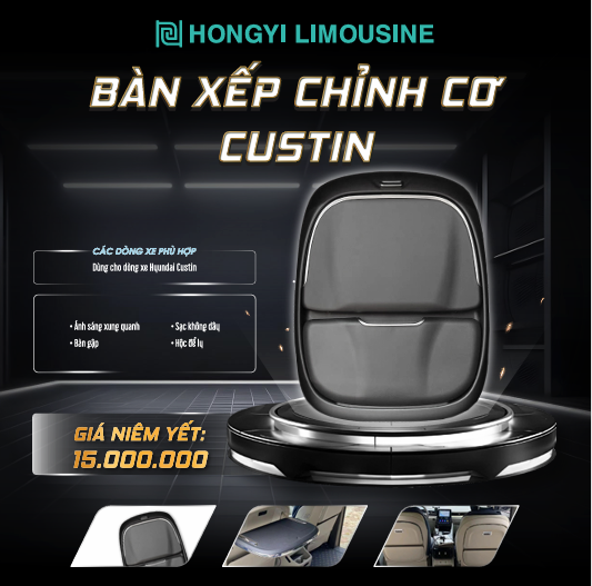 Bảng giá nâng cấp bàn xếp Custin mới nhất