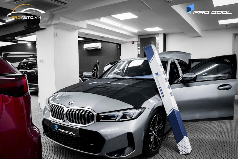 BMW 320i dán film cách nhiệt Pro Cool chính hãng