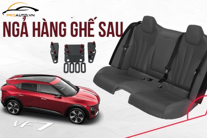 Bộ sản phẩm độ ngả ghế băng sau cho Vinfast VF7 bao gồm?