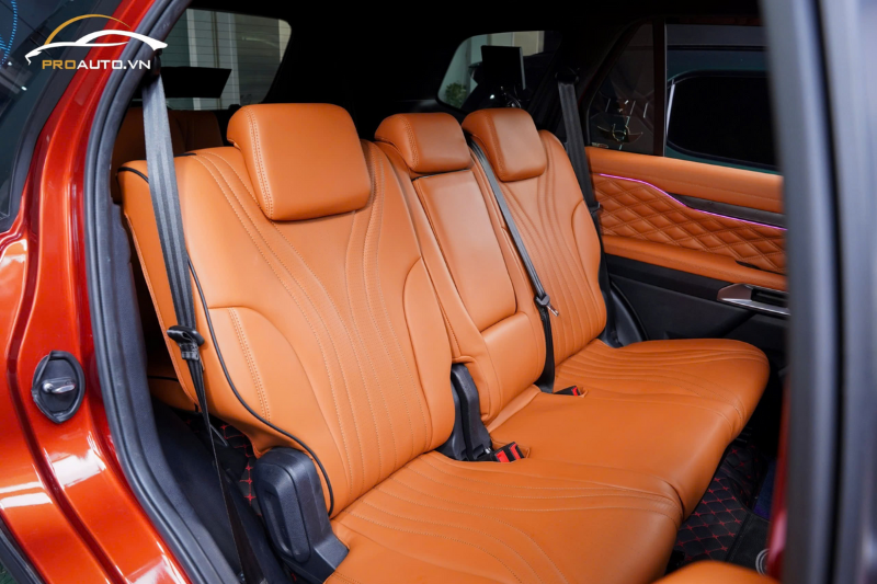 Bọc da ghế xe Volvo EC40 da Nappa 