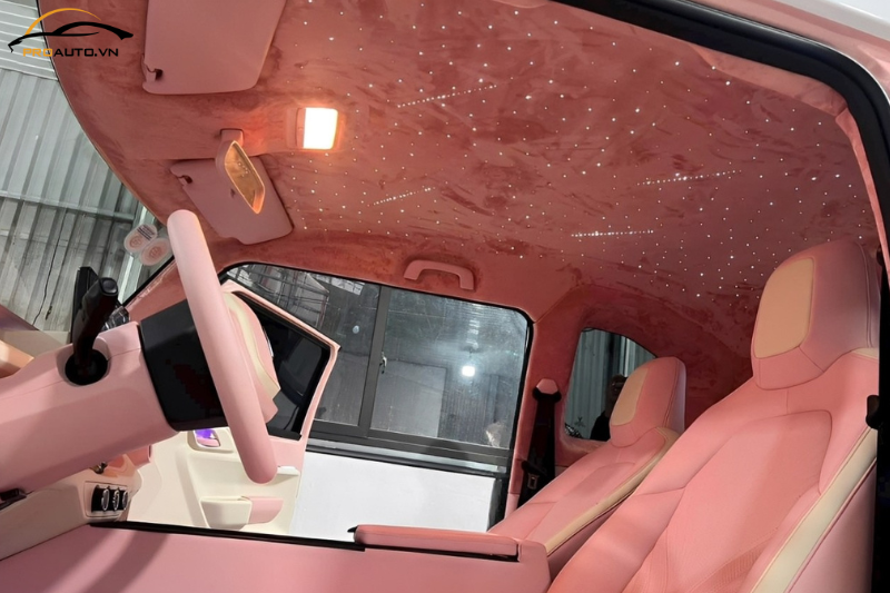Bọc da trần xe - Bọc ghế da cho Vinfast VF3