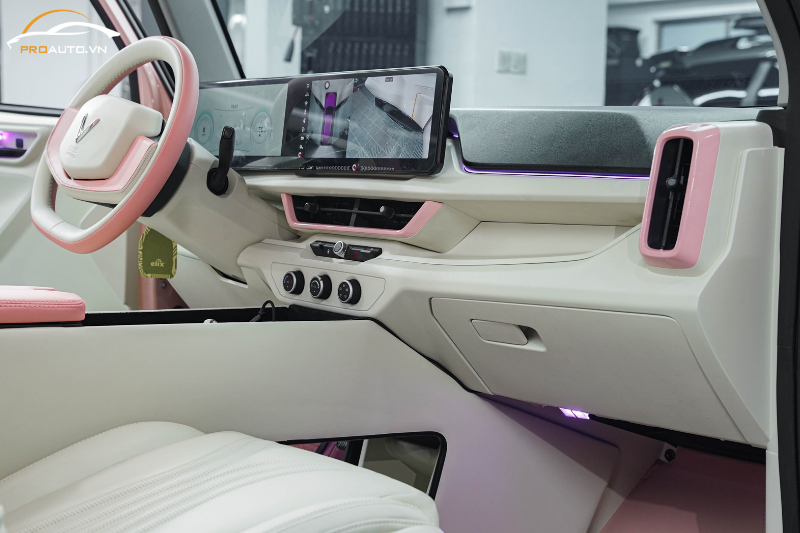 Bọc da trí taplo - Bọc ghế da cho Vinfast VF3