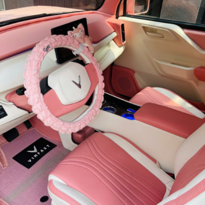 Bọc da vô lăng - Bọc ghế da cho Vinfast VF3