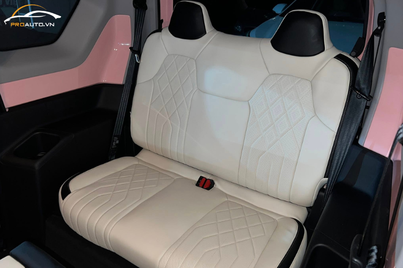 Bọc ghế da cho Vinfast VF3 với tone đơn giản