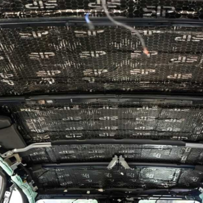 Cách âm chống ồn xe Volvo EC40 vị trí trần