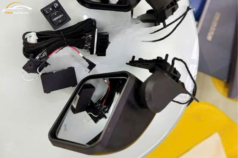 Cấu tạo của gương điện VF3