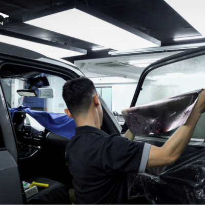 Dán phim cách nhiệt cho kính tài xe Lexus GX550 2024