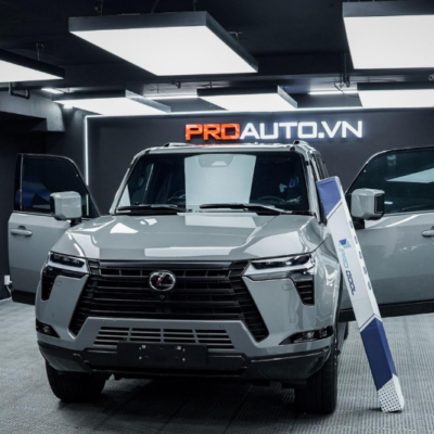 Dán phim cách nhiệt cửa kính thương hiệu Pro Cool xe Lexus GX550