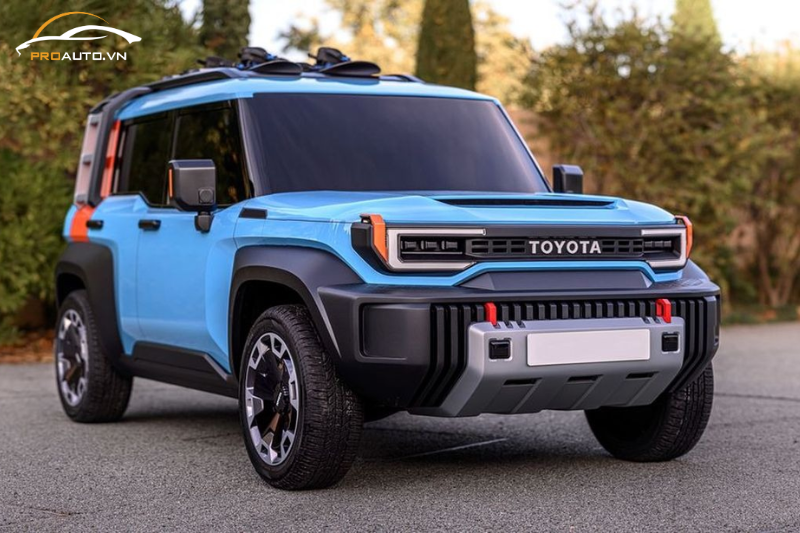 Đầu xe Toyota Land Cruiser "mini"