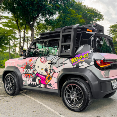 Độ cầu thang cho VF3 với công nghệ khóa gấp gọn tiện lợi, chắc chắn