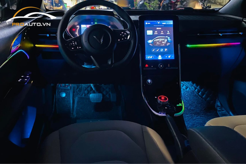 Độ led nội thất cho Vinfast VF9