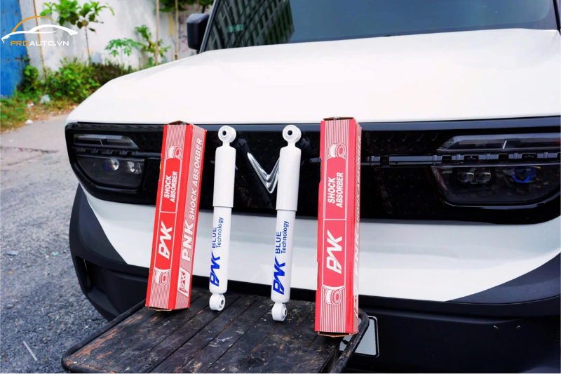 Độ phuộc cho Vinfast VF3 thương hiệu PNK