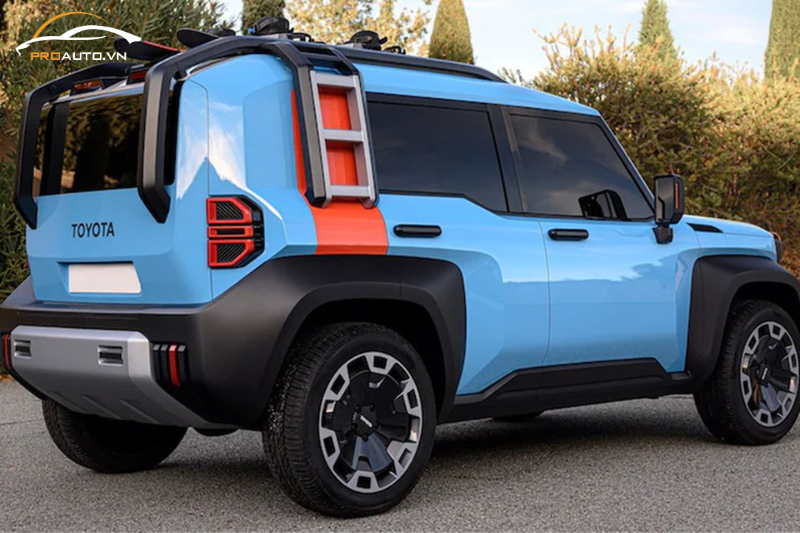 Đuôi xe Toyota Land Cruiser "mini"