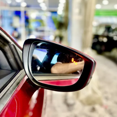 Gập gương điện cho Vinfast VF3 cảnh báo điểm mù