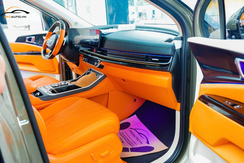 Hạng mục bọc da ghế - Phụ kiện đồ chơi xe KIA Tasman 2025 chính hãng