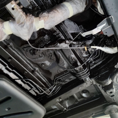 Hình ảnh sau khi phủ gầm xe Volvo EC40 tại PROAUTO.VN