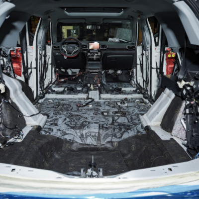 Hình ảnh thi công sau khi dán tiêu âm Bromo tại PROAUTO.VN