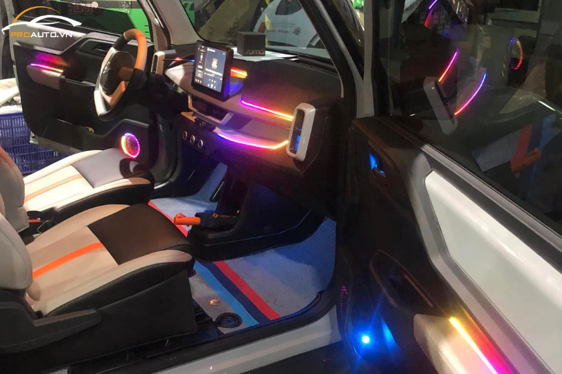 Lợi ích khi độ LED viền nội thất xe Vinfast VF3 không thể bỏ qua