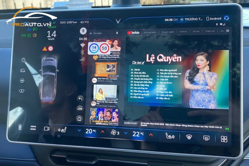 Màn hình Android thông minh cho xe Vinfast VF9