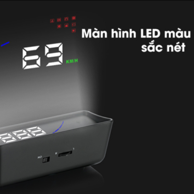 Màn hình HUD V9 - Màn hình Led màu 4.5 inch sắc nét