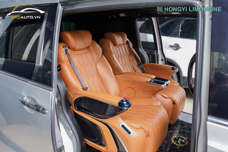 Mẫu ghế limousine Hongyi Crystal 2.0 Plus - Nâng cấp nội thất ô tô cao cấp 2025