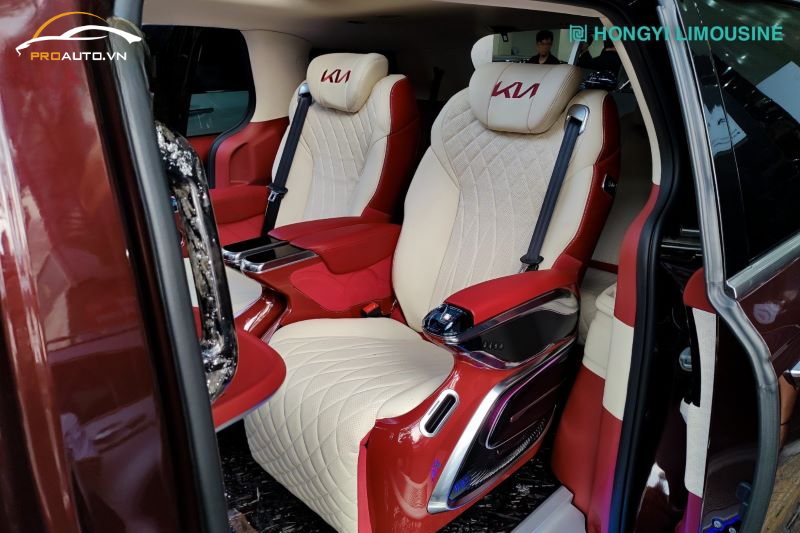 Mẫu ghế limousine Hongyi Crystal 3.0 - Nâng cấp nội thất ô tô cao cấp 2025