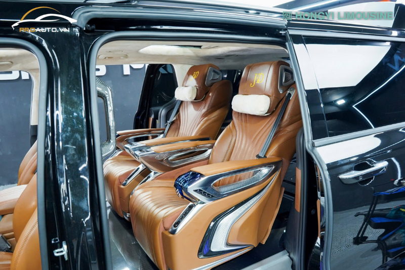 Mẫu ghế limousine Hongyi Crystal 4.0 Max - Nâng cấp nội thất ô tô cao cấp 2025
