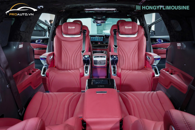 Mẫu ghế limousine Hongyi Crystal 4.0 Pro - Nâng cấp nội thất ô tô cao cấp 2025
