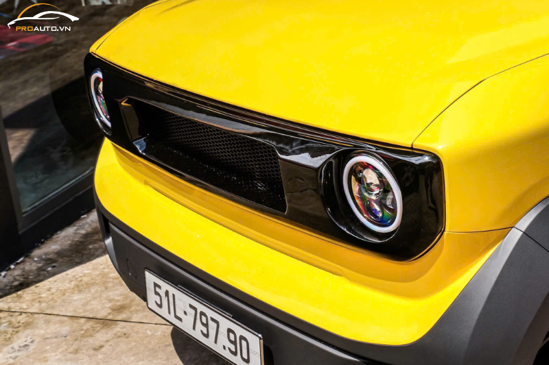 Độ mặt calang cho xe Vinfast VF3 - Mẫu lưới tản nhiệt