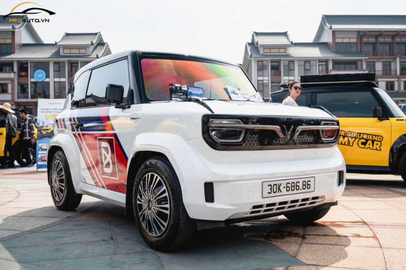 Độ mặt calang cho xe Vinfast VF3 - Kiểu basic