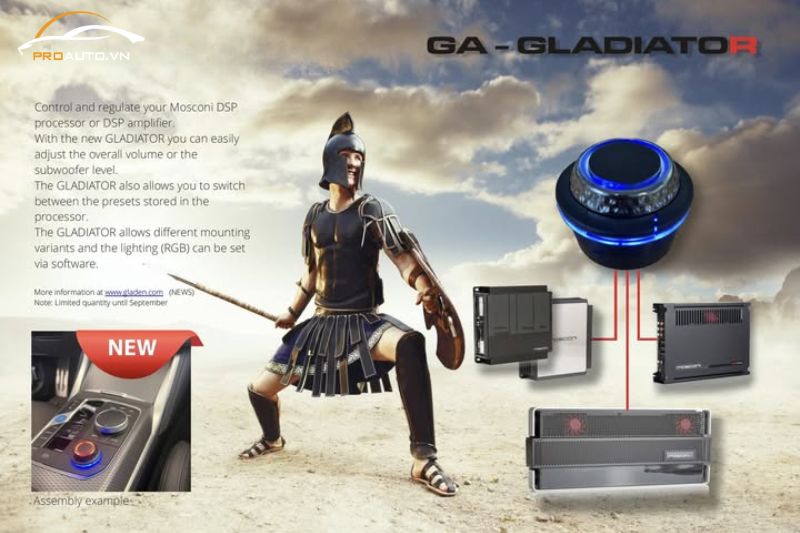 Nâng tầm âm thanh với bộ điều khiển DSP Mosconi Gladiator