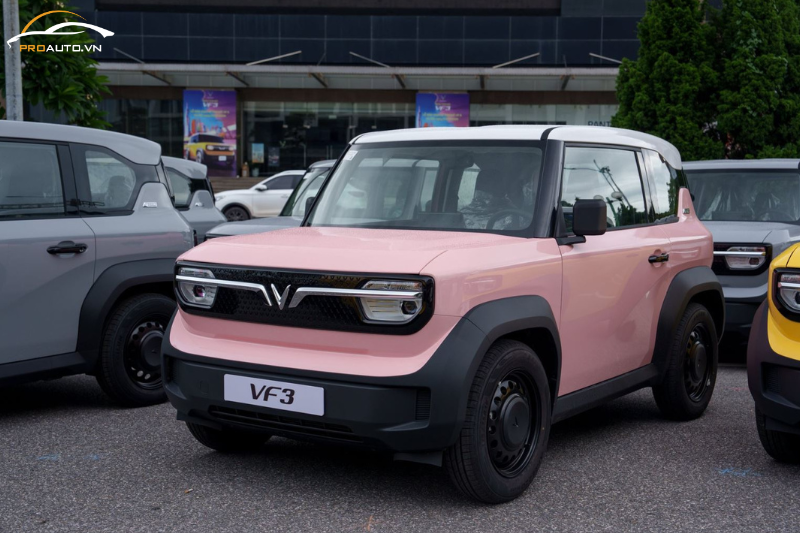 Ngoại hình mặt calang cho xe Vinfast VF3 chất lượng