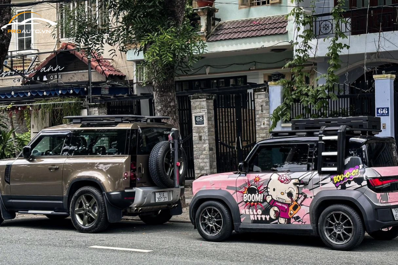 Những lưu ý độ cầu thang hông Defender chính hãng cho VF3