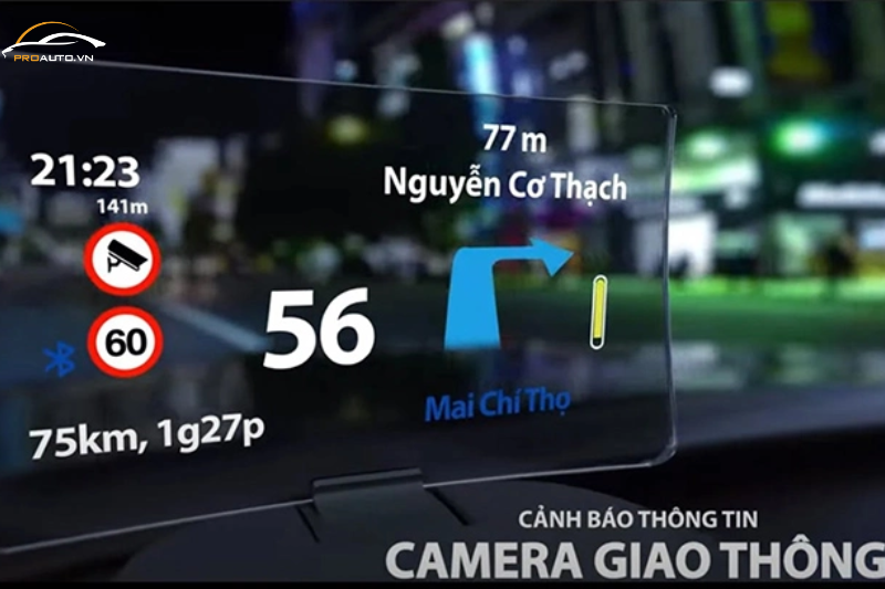 Những tính năng nổi bật của màn hình HUD chính hãng