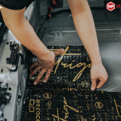 Quá trình thi công cách âm STP Aerocell QP Intrigo tại PROAUTO.VN