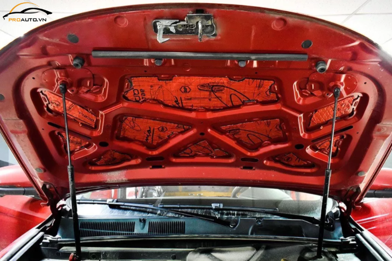 STP Aerocell QP Genio vị trí khoang máy ô tô