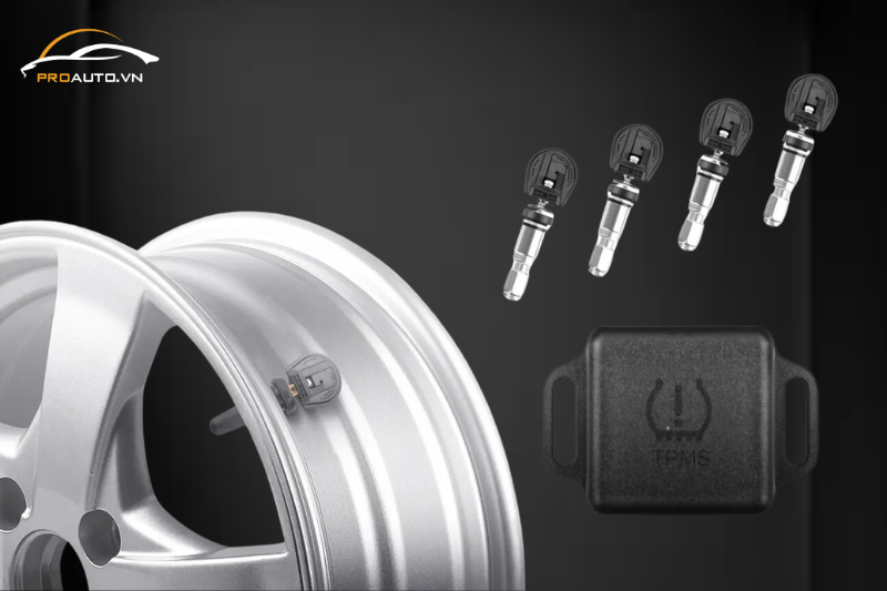 Cảm biến áp suất lốp gắn van trong Teyes cung cấp thông tin chính xác