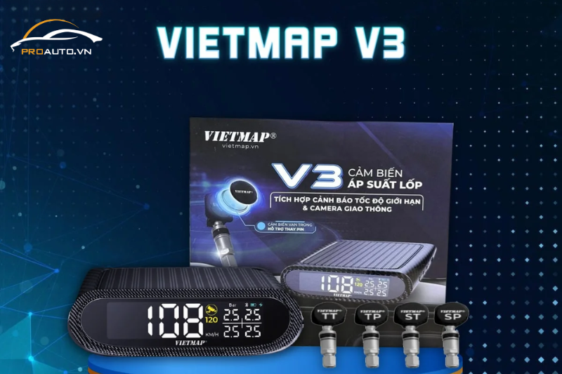 Cảm biến áp suất lốp Vietmap V3 thương hiệu Vietmap