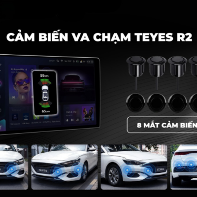Cảm biến va chạm Teyes R2 - Hệ thống 8 mắt đo đạc chính xác