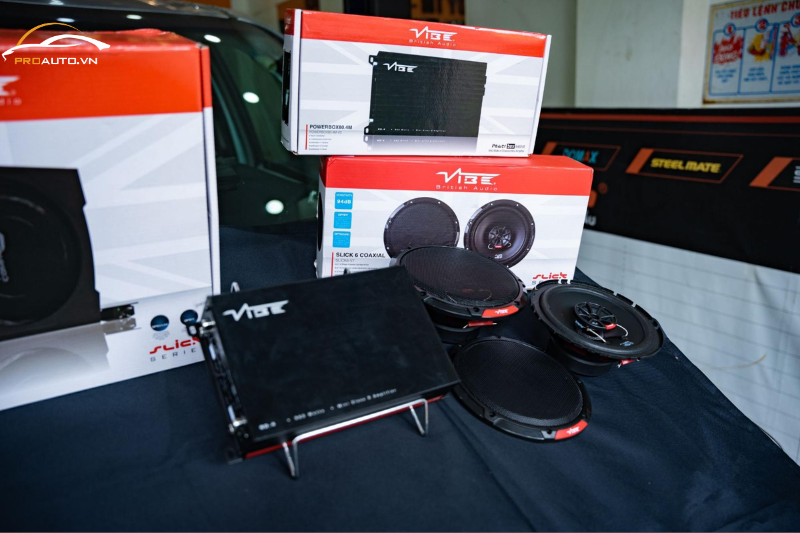 Combo bộ loa và amply thương hiệu Vibe chính hãng tại PROAUTO.VN