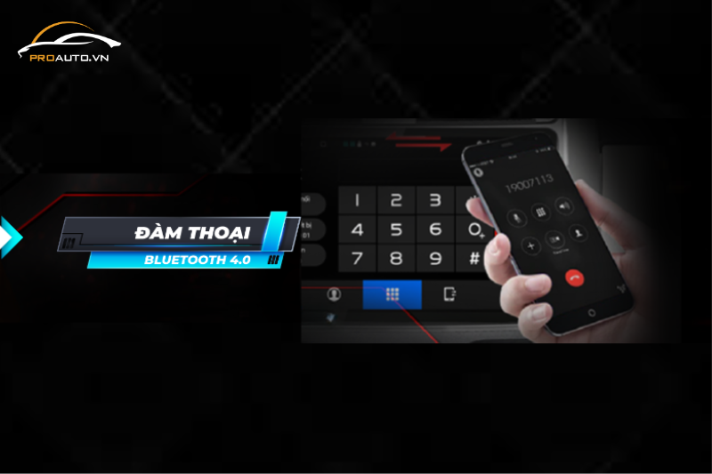 Đàm thoại bluetooth 4.0 với Vietmap Lenovo D1 Pro