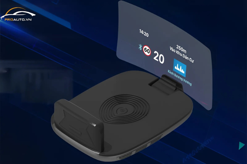 Hiển thị điện áp xe với Vietmap HUD H1AS