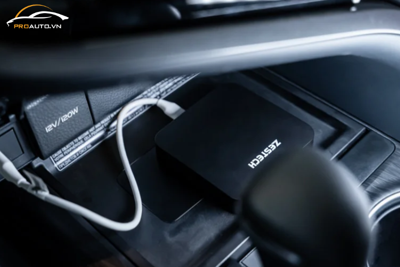 Lắp Android box - Phụ kiện đồ chơi xe MG Cyberster