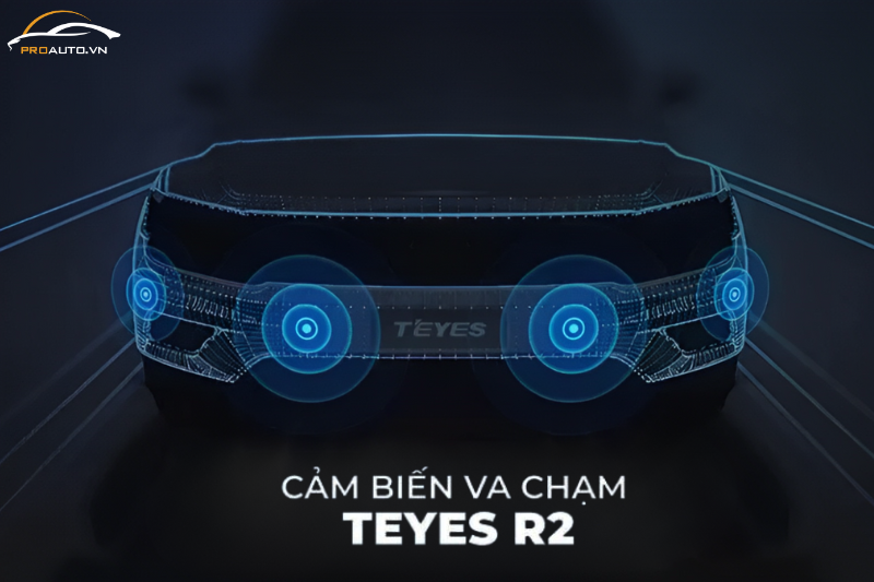 Lưu ý khi lắp cảm biến va chạm Teyes R2 chính hãng
