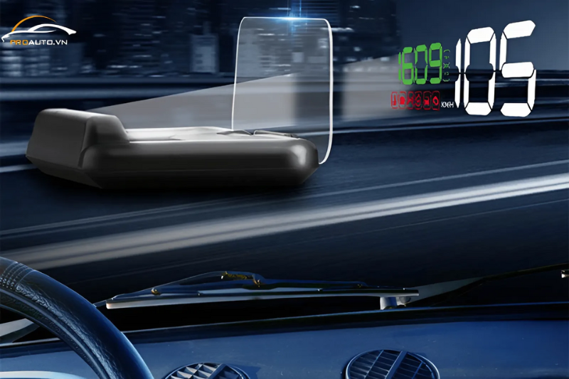 Màn hình HUD C500 với hiển thị 8 chế độ khác nhau nổi bật