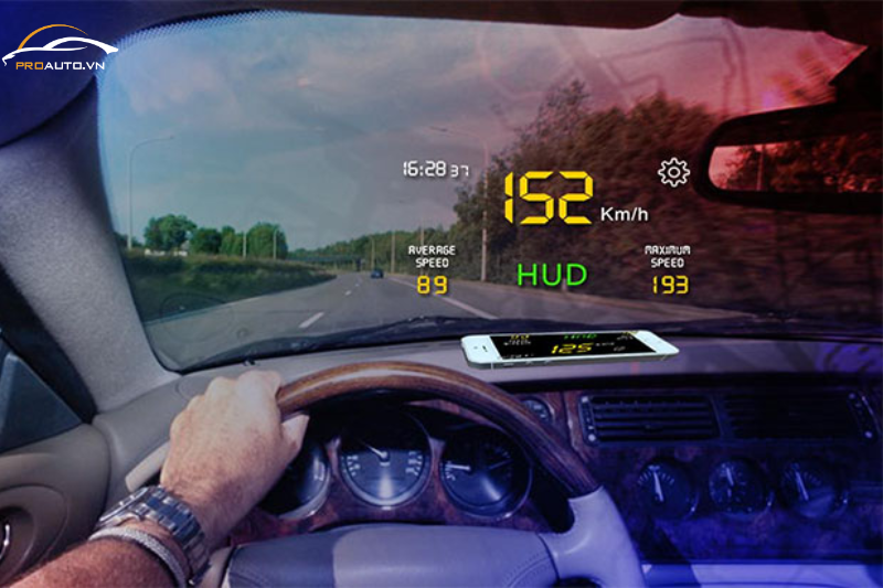 Màn hình HUD - Công nghệ hiển thị thông tin trên kính lái